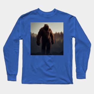 Sasquatch in Nature Long Sleeve T-Shirt